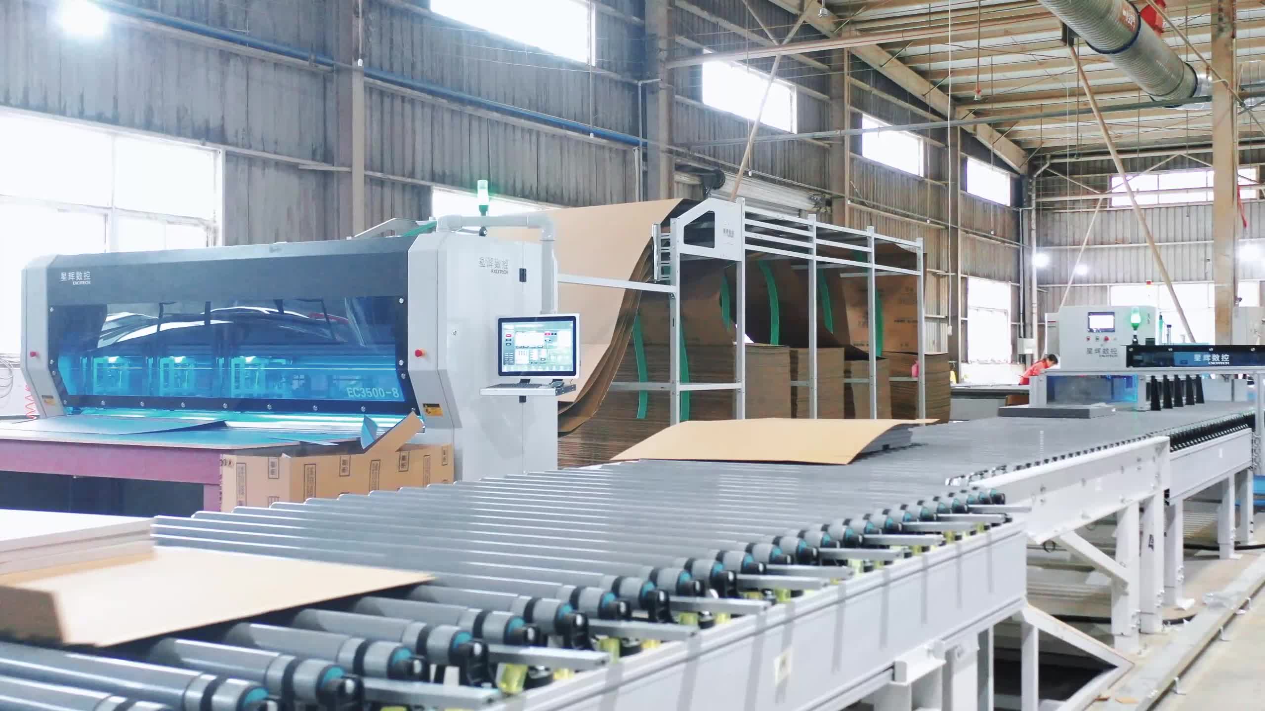 Împărtășirea cazurilor de excitech CNC Sichuan Chengdu Impression Packaging Packaging Line.